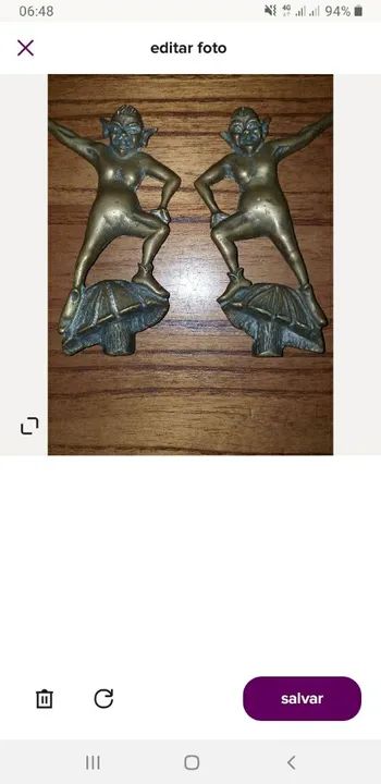  Arte déco  Duendes em Bronze (antiquario)