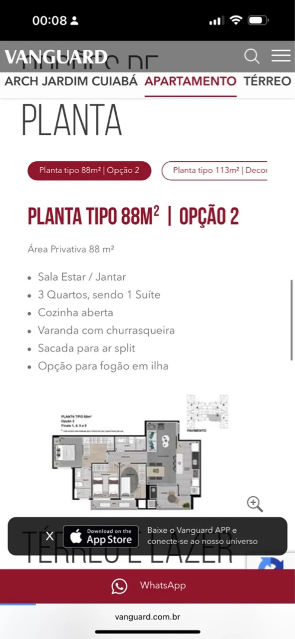 Vendo Apartamento ARCH - direto com proprietária