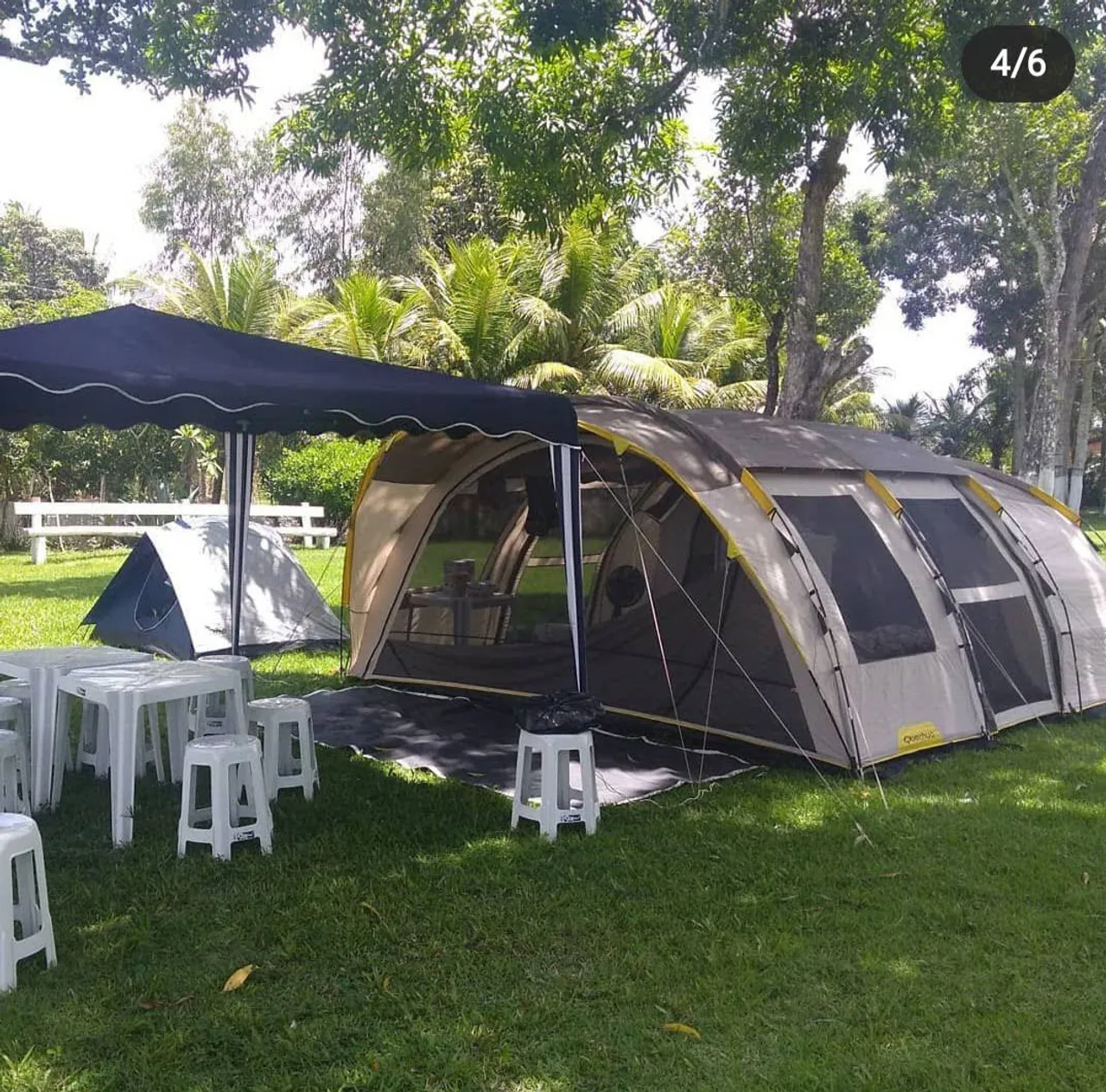Barraca de Camping para 6 Pessoas