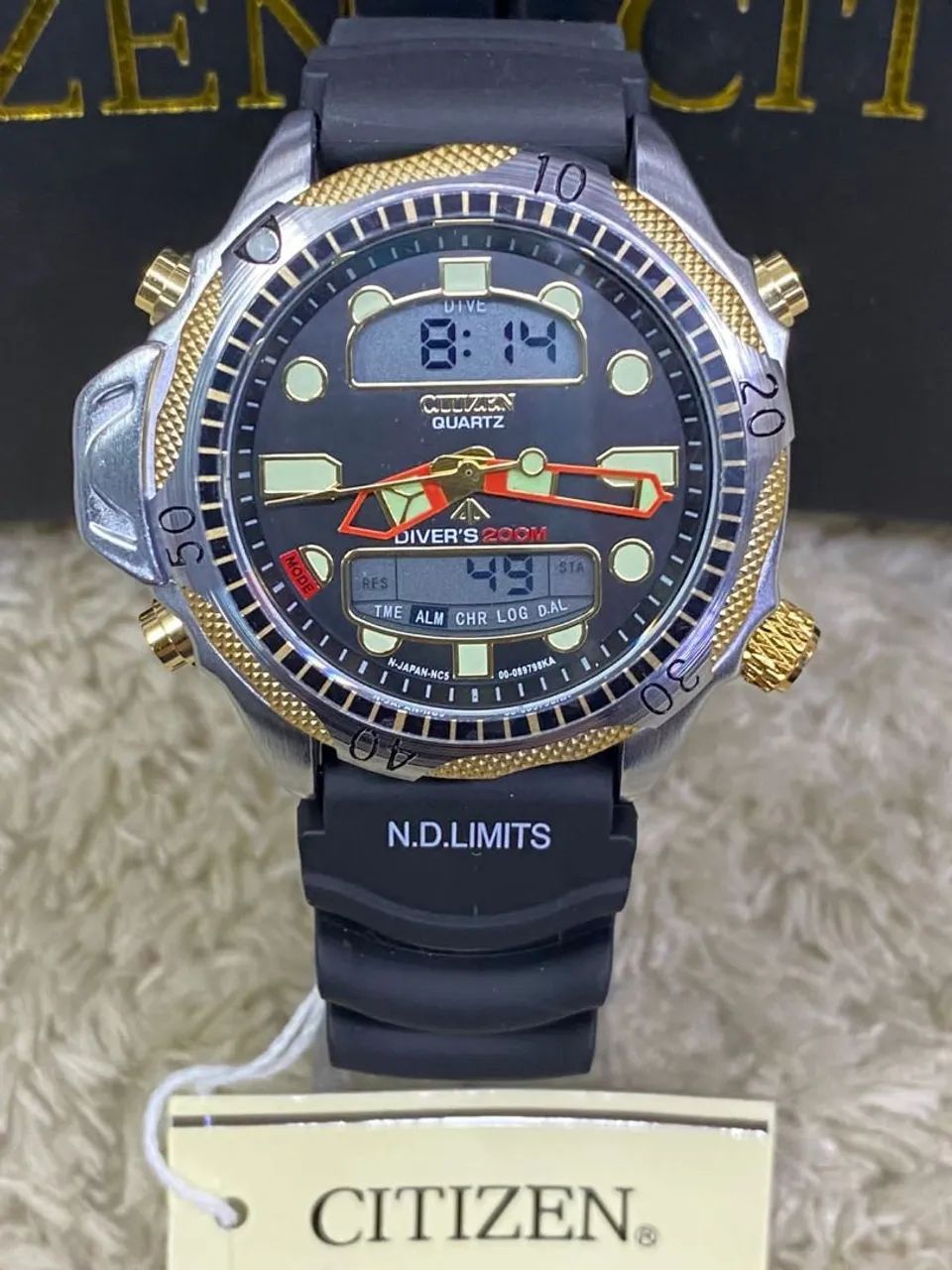 Relógio Citizen C500, pulseira em Borracha  - Foto 2