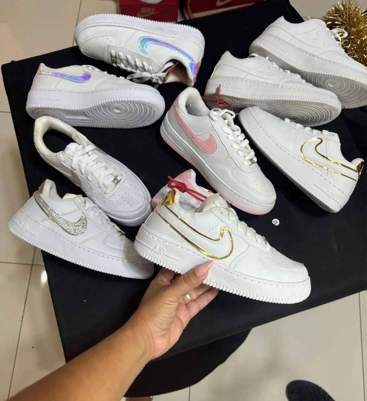 Nike air Force Feminino, masculino e infantil - Foto 4