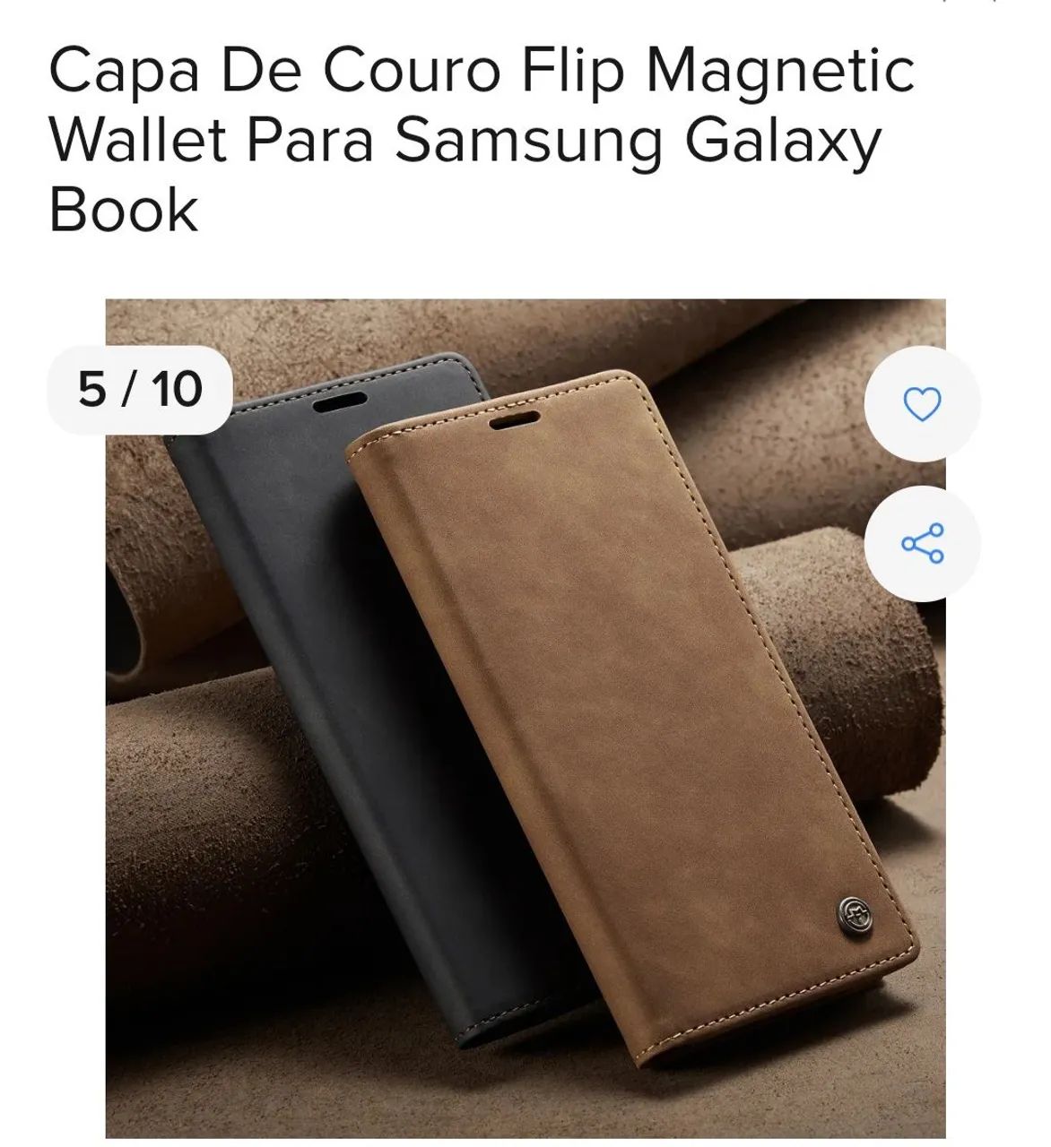 Capa De Celular S21 FE <br>Wallet Para Samsung Galaxy<br>Book
