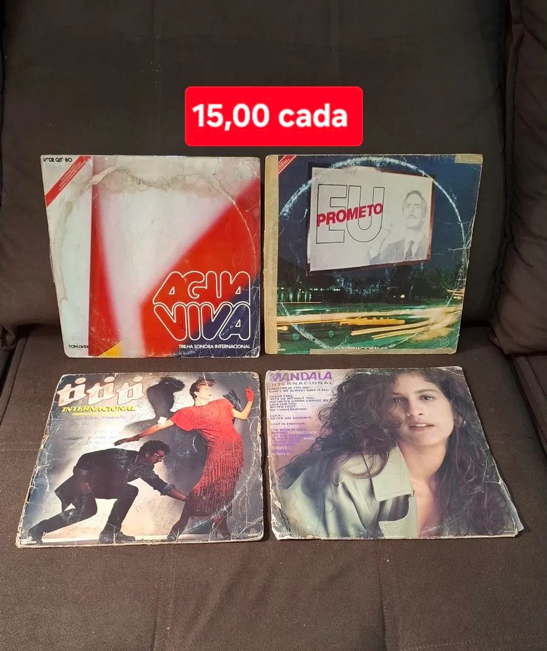Desapego 37 Disco de vinil temas de novelas Nacional e Internacional  - Foto 4