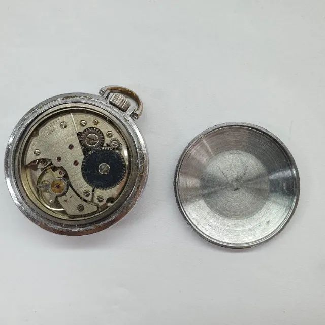 Relógio de Bolso a Corda Junghans Alemão Vintage  - Foto 4