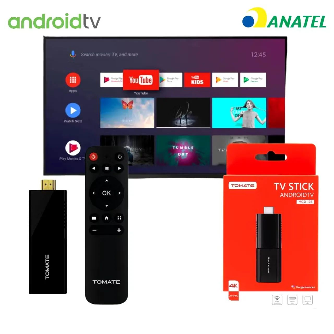 Android TV Stick Tomate 4K