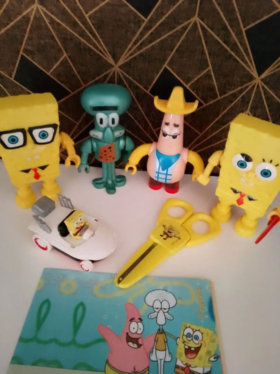 Lote brinquedos bob esponja - Foto 3