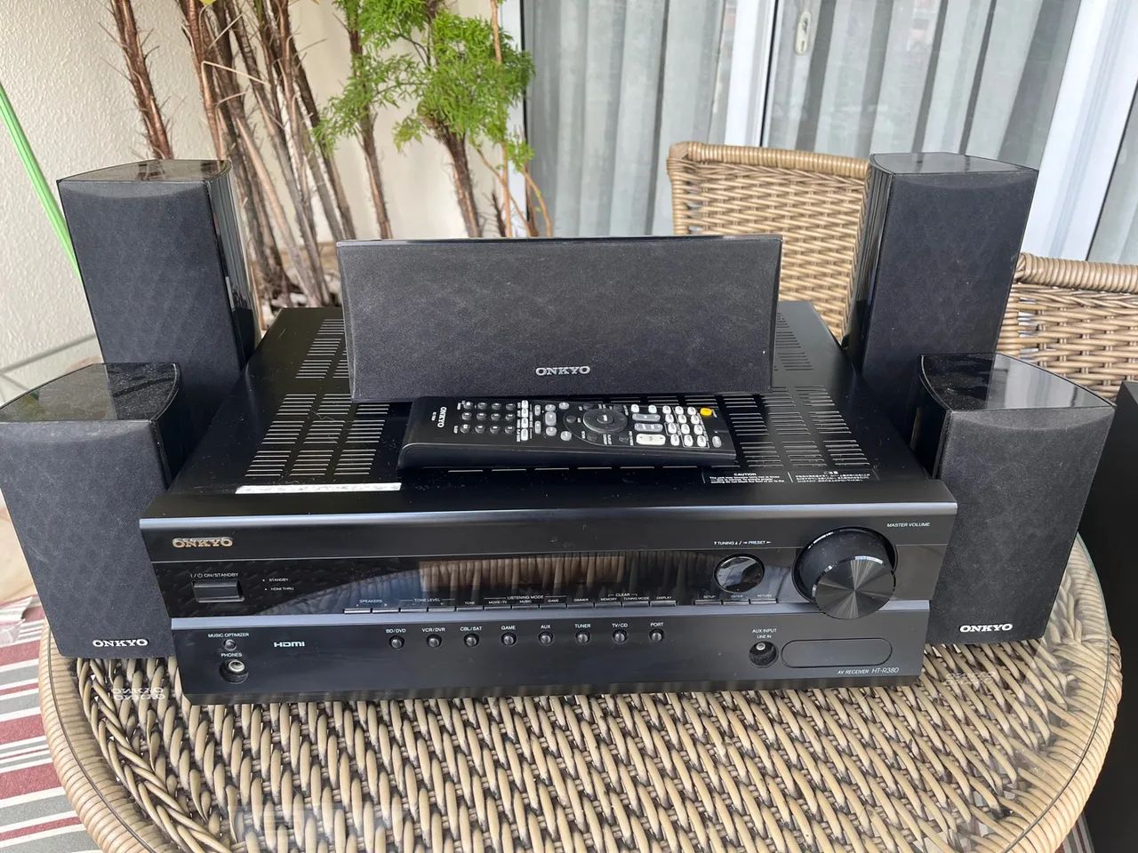 Home Theater Onkyo HT-R380 5.1 Canais - Equipamentos e Acessórios de ...
