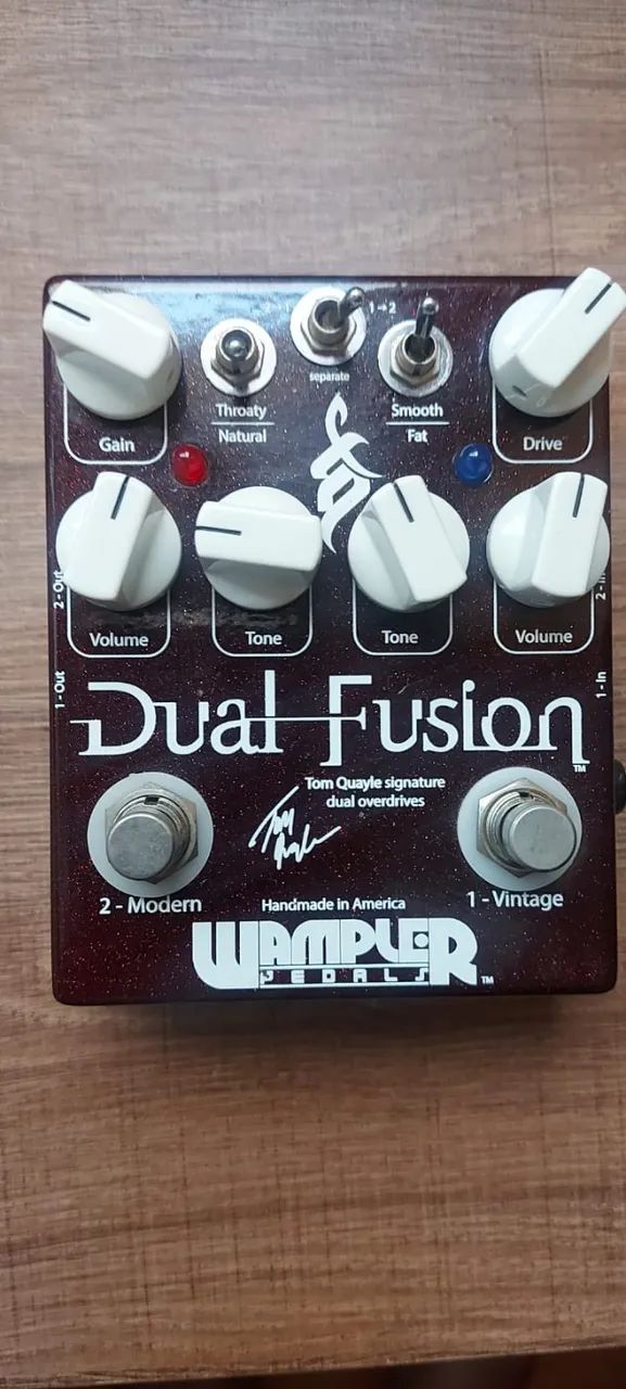 Pedal de guitarra dual fusion wampler - Instrumentos musicais