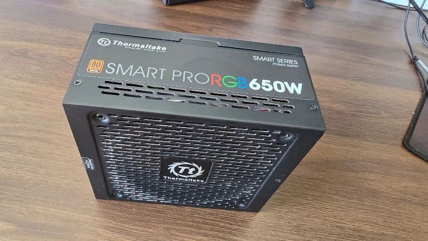 Fonte Modular 650W Smart Pro RGB 80 Plus Bronze PS-SPR-0650FPCBUS-R Thermaltake - Foto 5
