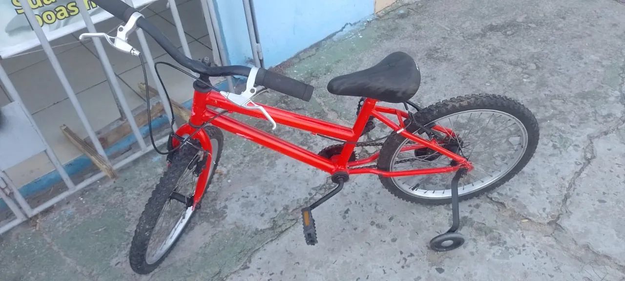 Bicicleta Infantil Vermelha ARO 20