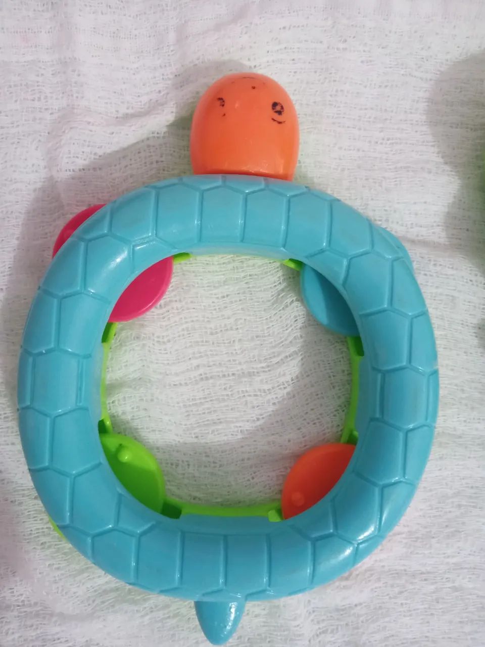 Chocalho de sapinho divertido para bebês - Foto 2