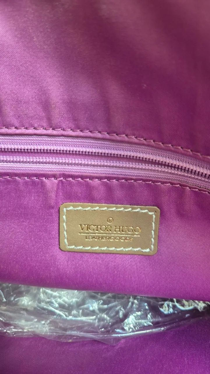 Bolsa Victor Hugo Original Modelo Corsa Monograma - Foto 4