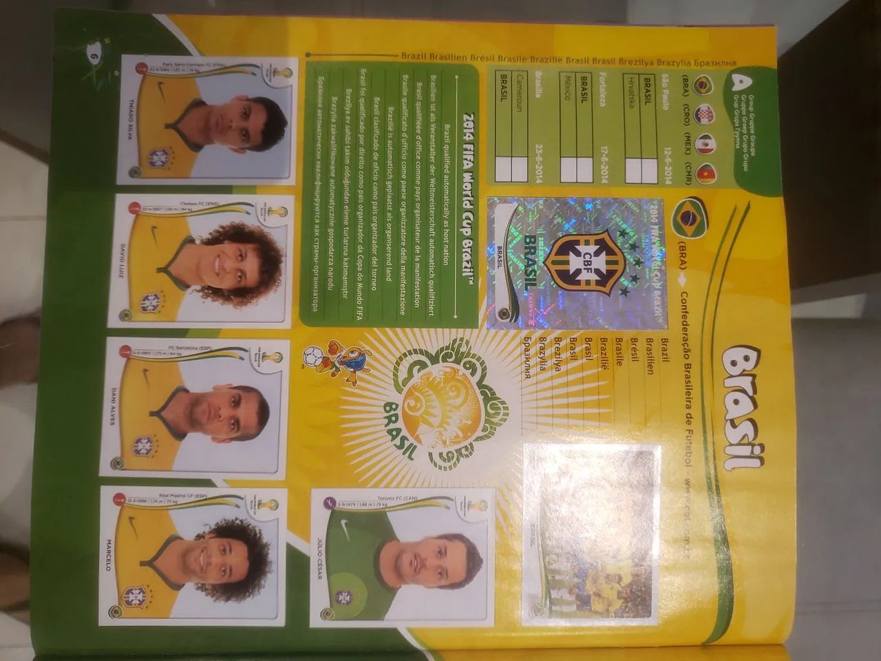 Álbum da copa de 2014. Perfeito para colecionador exigente. - Foto 3