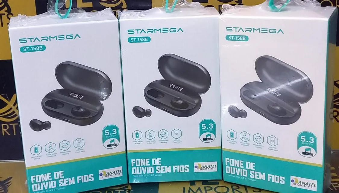Fone de Ouvido Sem Fio StarMega ST-158B