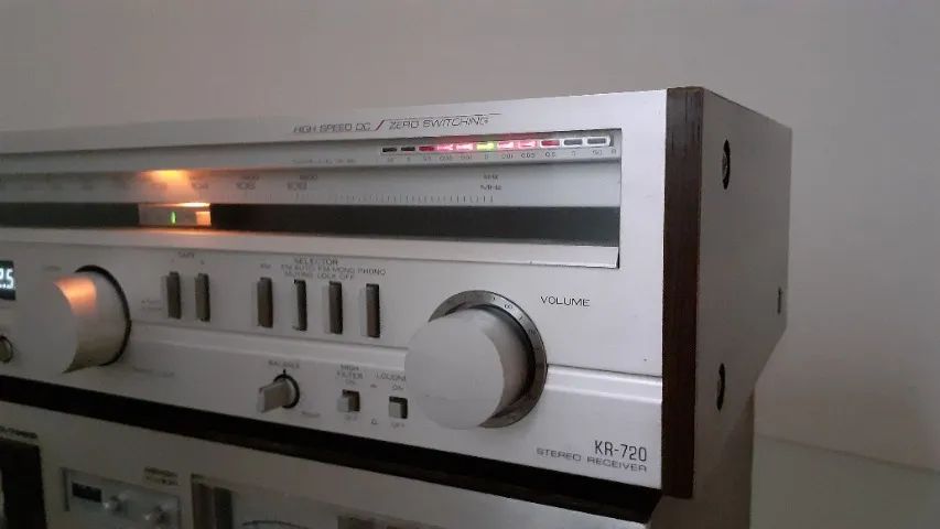 Receiver Kenwood kr 720 Impecavel  - Foto 2