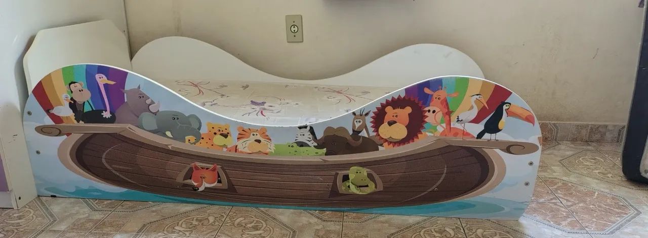 Cama infantil com colchão  - Foto 3