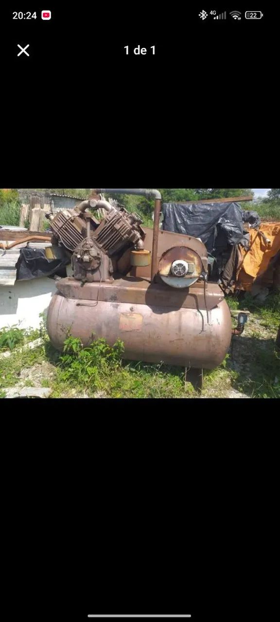Compressor de ar industrial usado