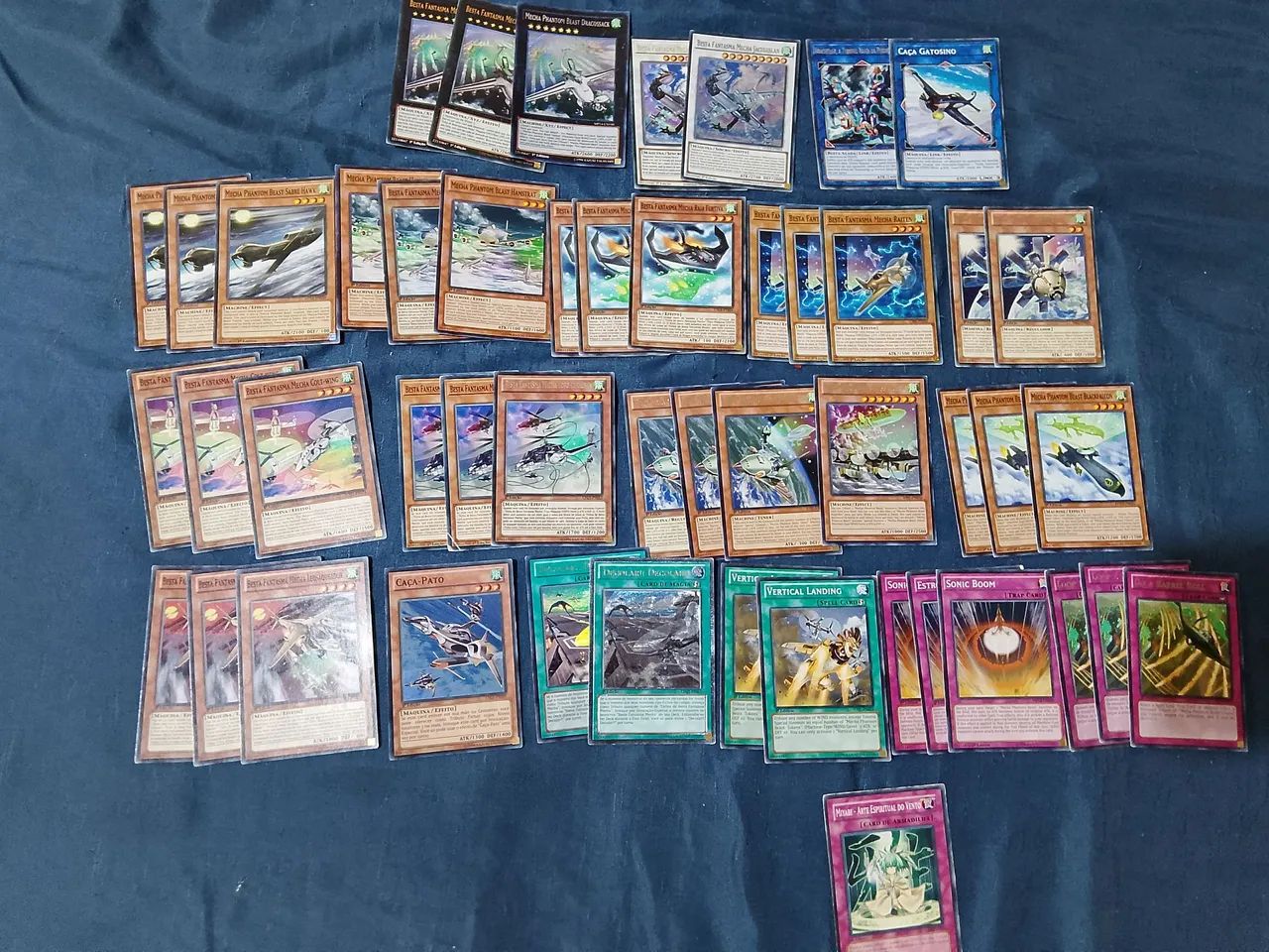 Yugioh!!! Deck Mecha Phantom Beast Com 47 Cartas