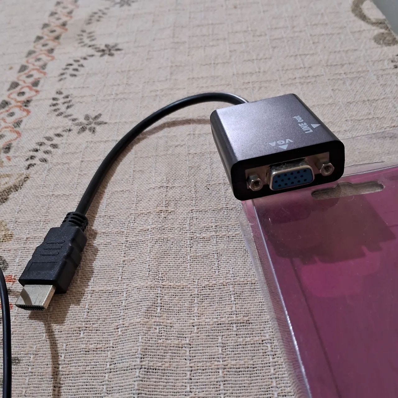 Adaptador HDMI para VGA com cabo Áudio  - Foto 3