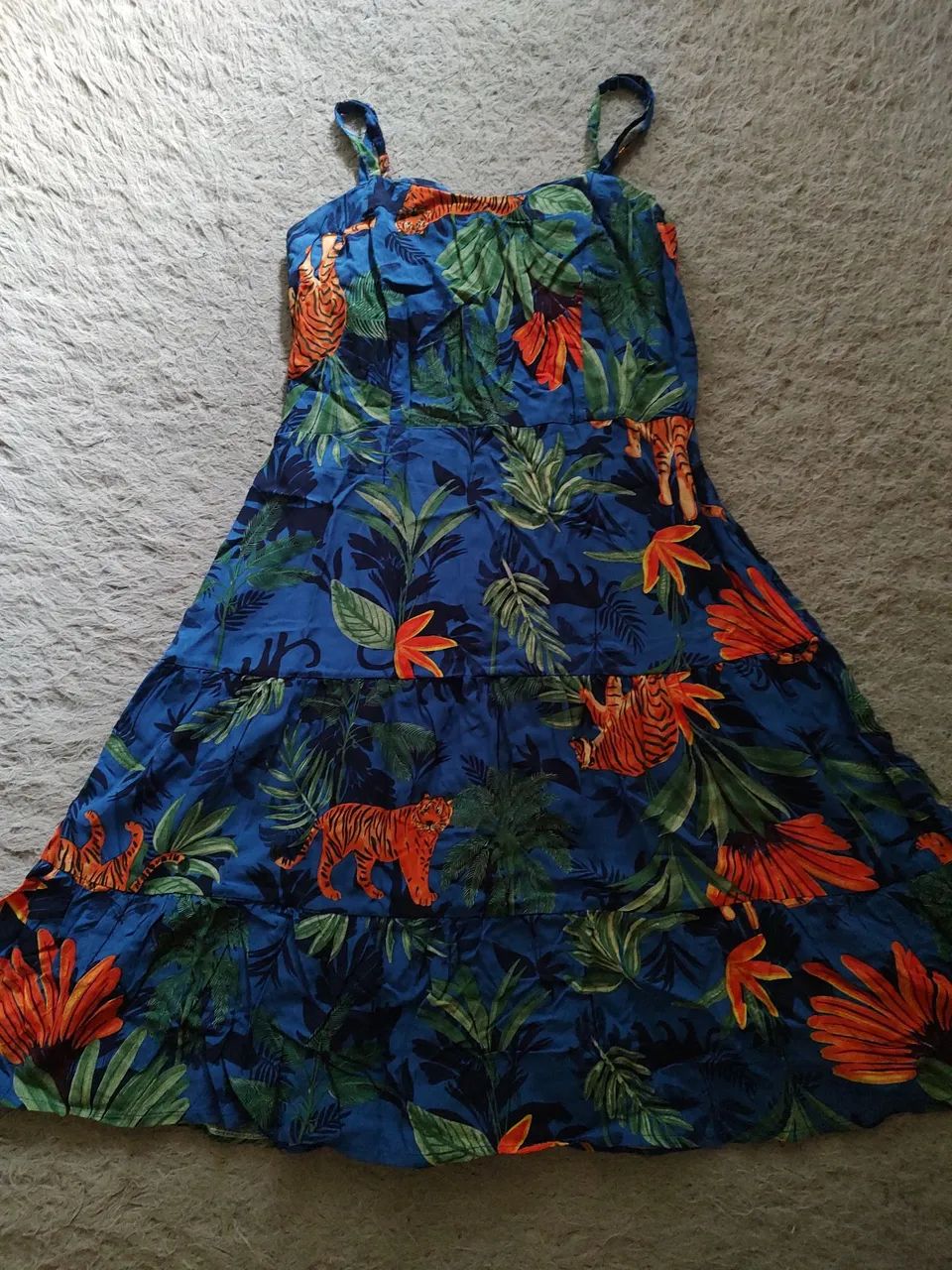 Vestido estampado.