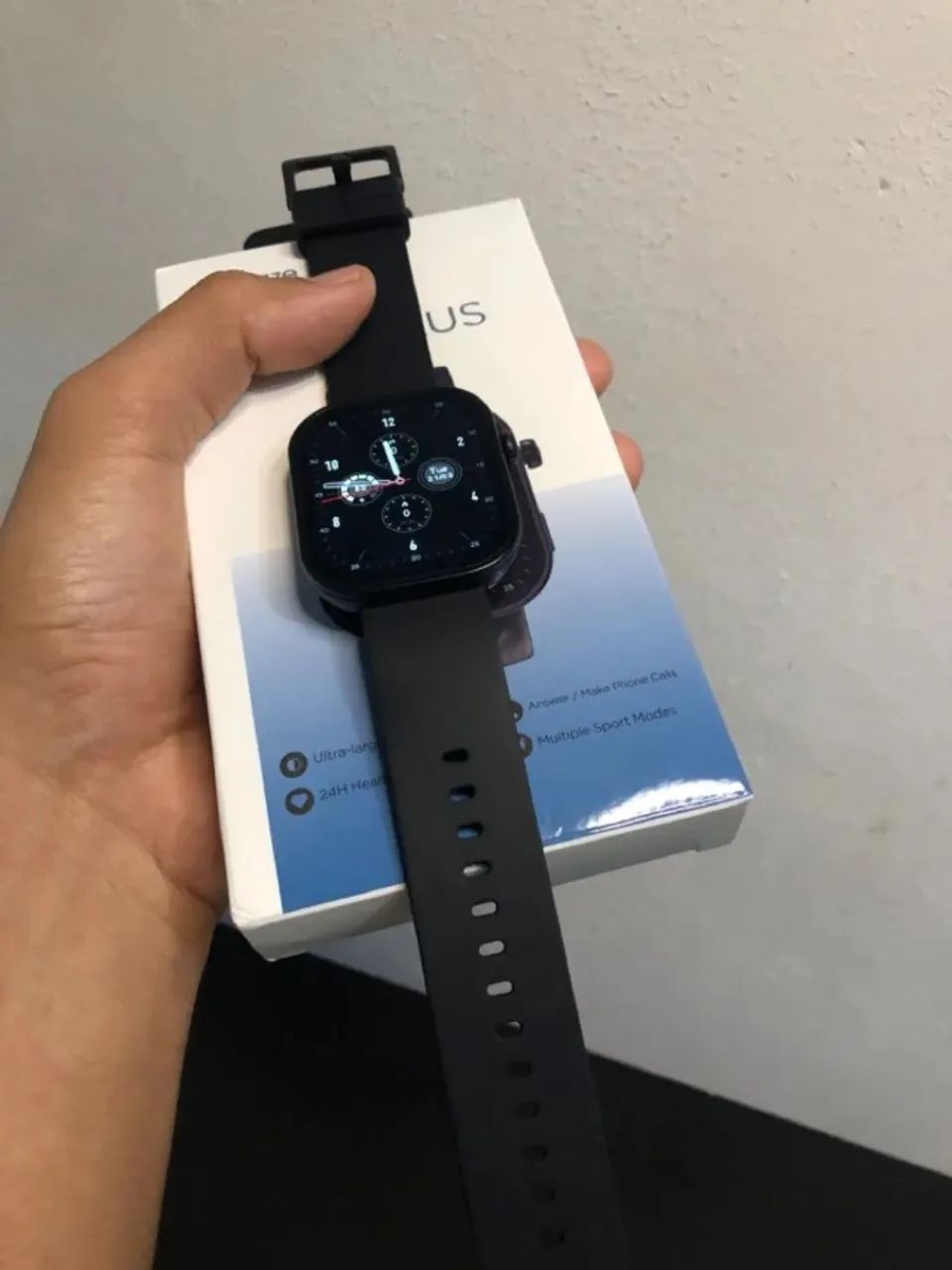 Smartwatch Zeblaze Btalk Plus - preto - Foto 4