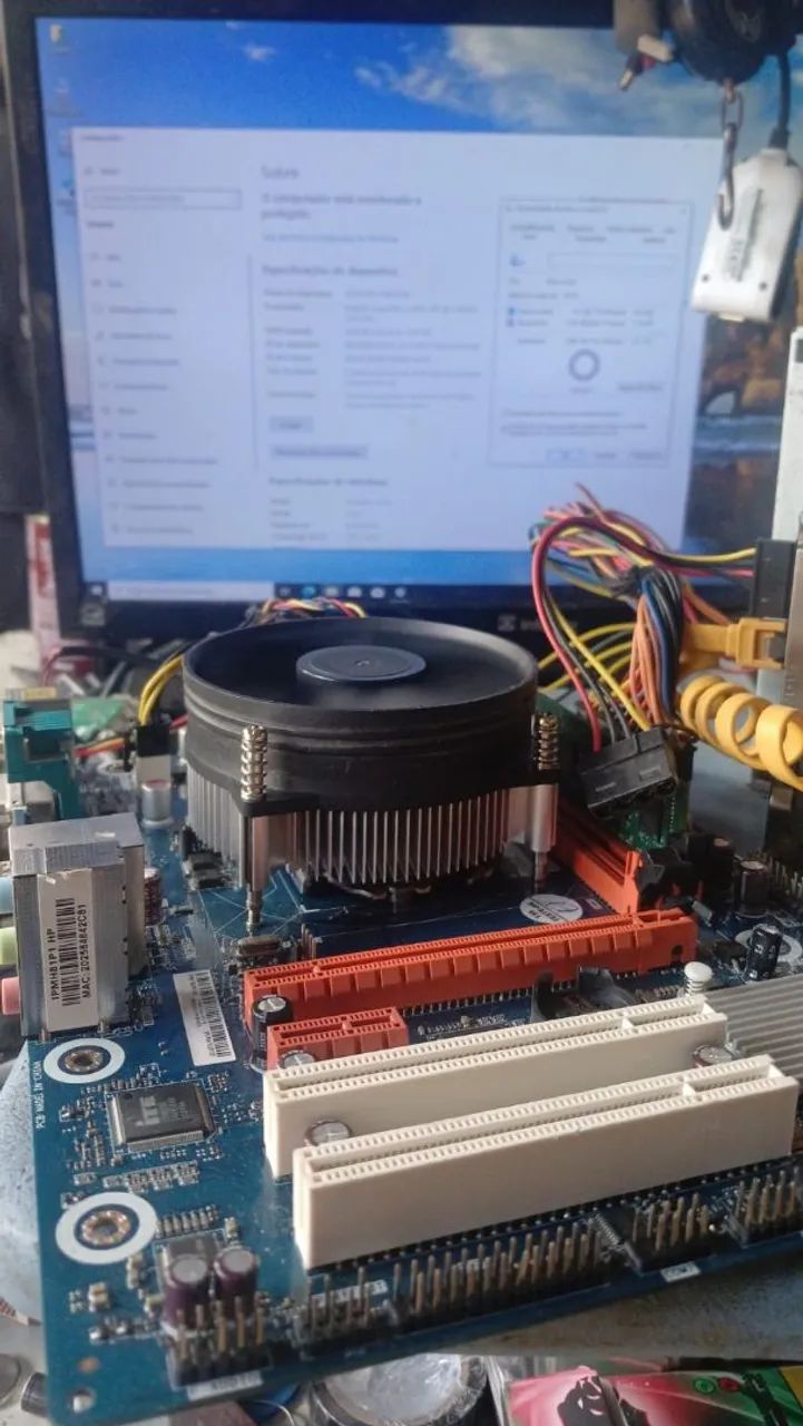 Placa-mãe IPMH81-P1 processador i3 quarta geração e pente de 4gb ram - Foto 2