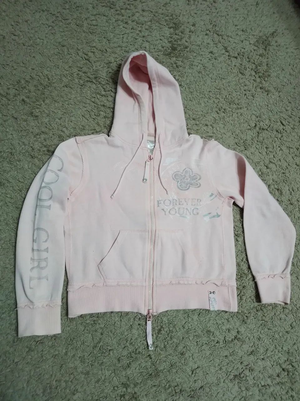 Moletom Rosa 'Forever Young' - Infantil