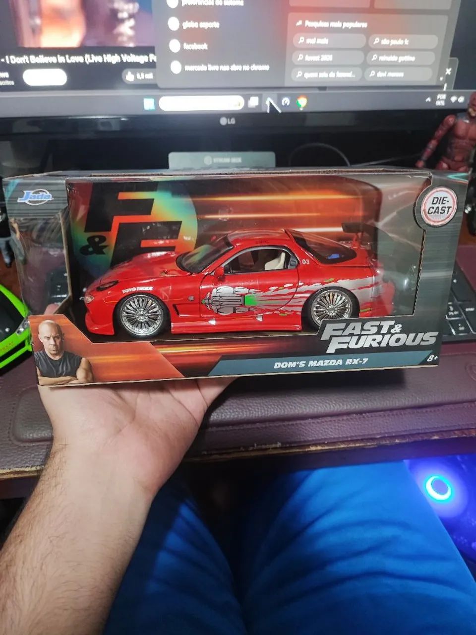 Jada toys Mazda do Toretto novo e saiu da caixa 
