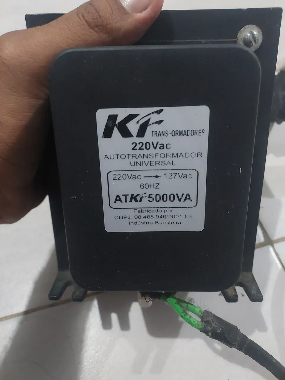 Autotransformador 5000VA 220V para 127V