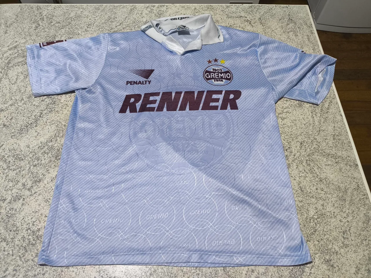 Camisa Grêmio original celeste ano 1996 - Renner - Penalty