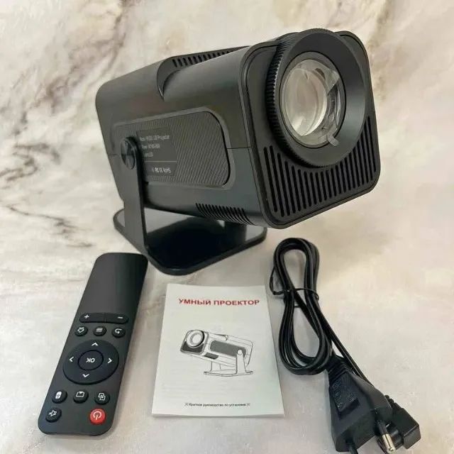 Projetor + tela de projeção de 110 polegadas - Foto 3