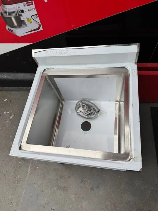 Vendo pia tanque inox aço 304 nova