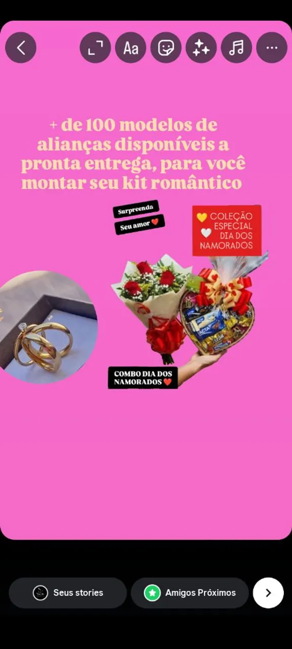 Kit Romântico Dia dos Namorados
