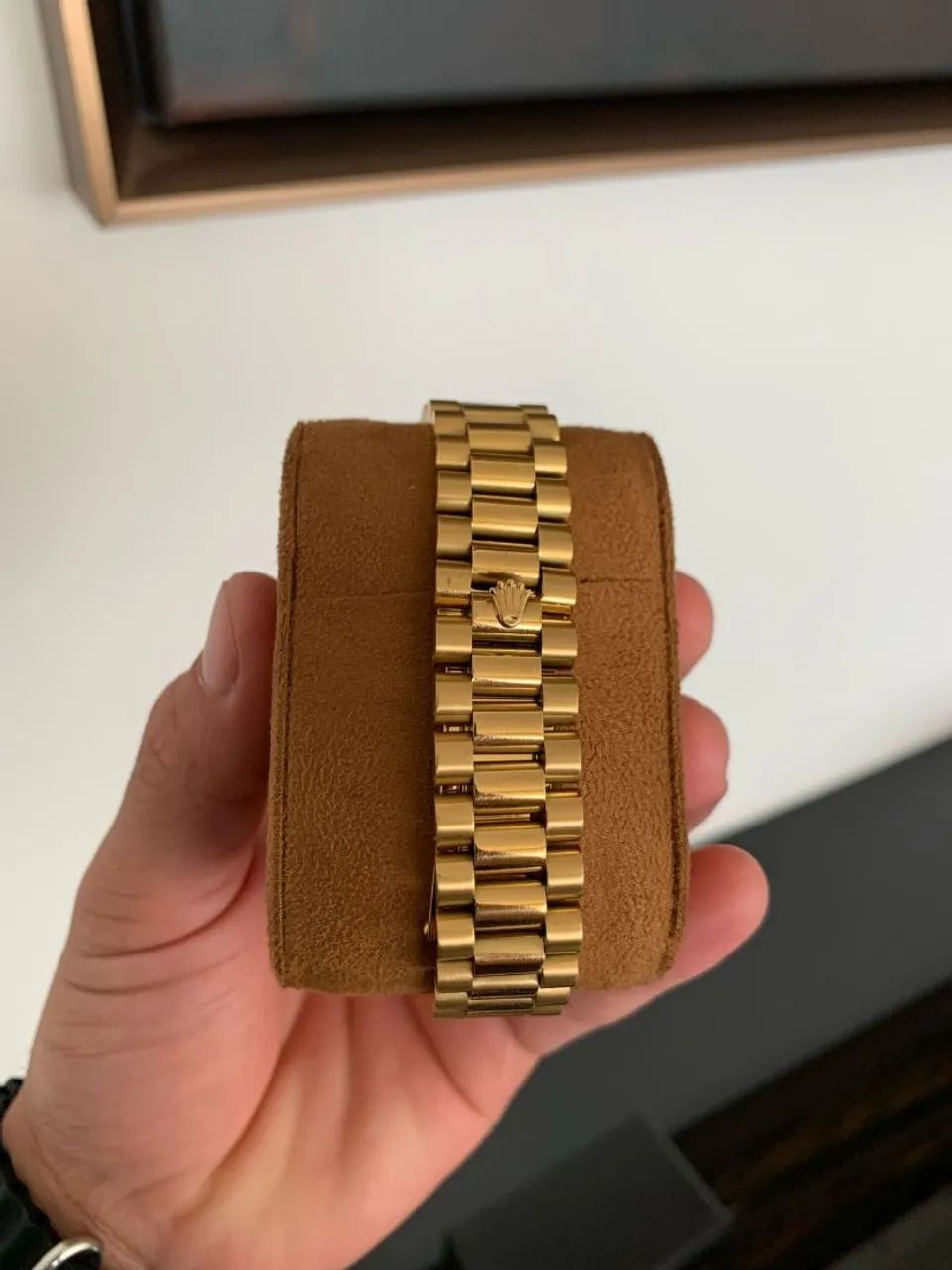 Rolex Day-Date linha Premium com 1 ano de garantia - Foto 4