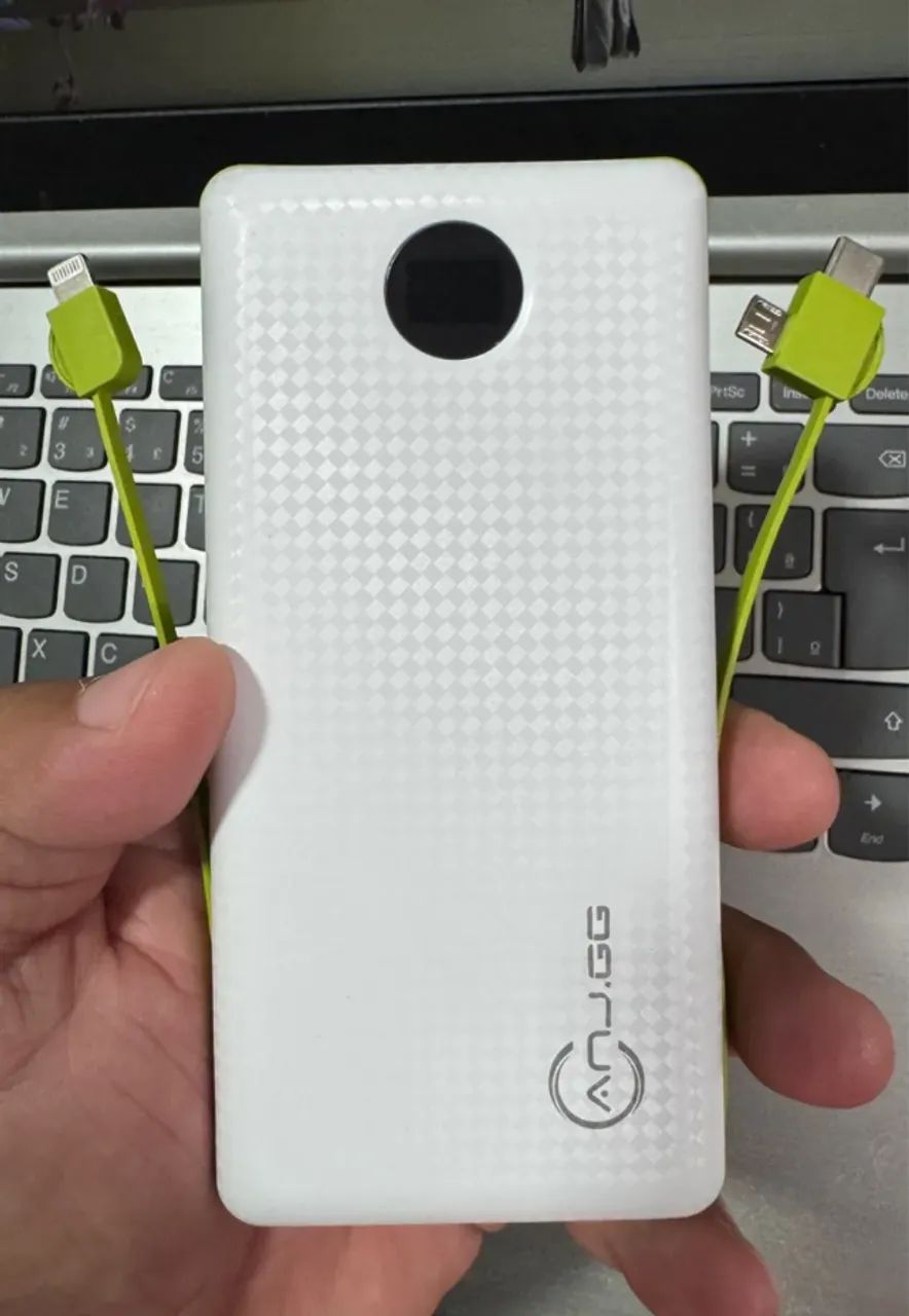 Power Bank 20000Mah Carregador Portátil Universal com Led - Foto 3