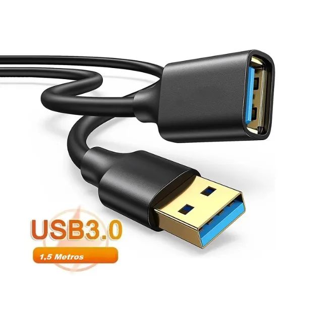 Cabo Extensor Usb 3.0 M/F 1,5 Metros