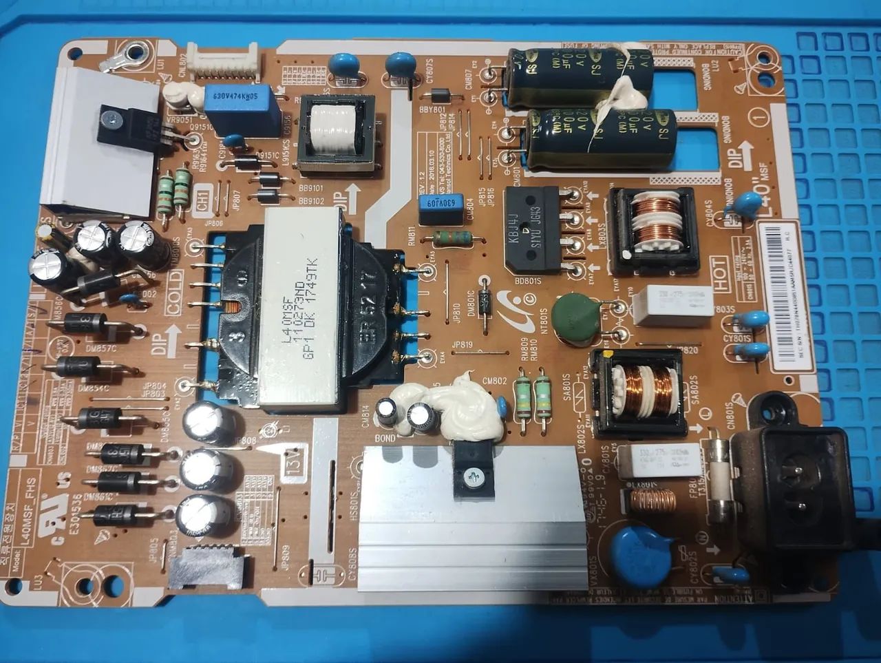 Peças tv Samsung un40j5200ag placa  - Foto 2