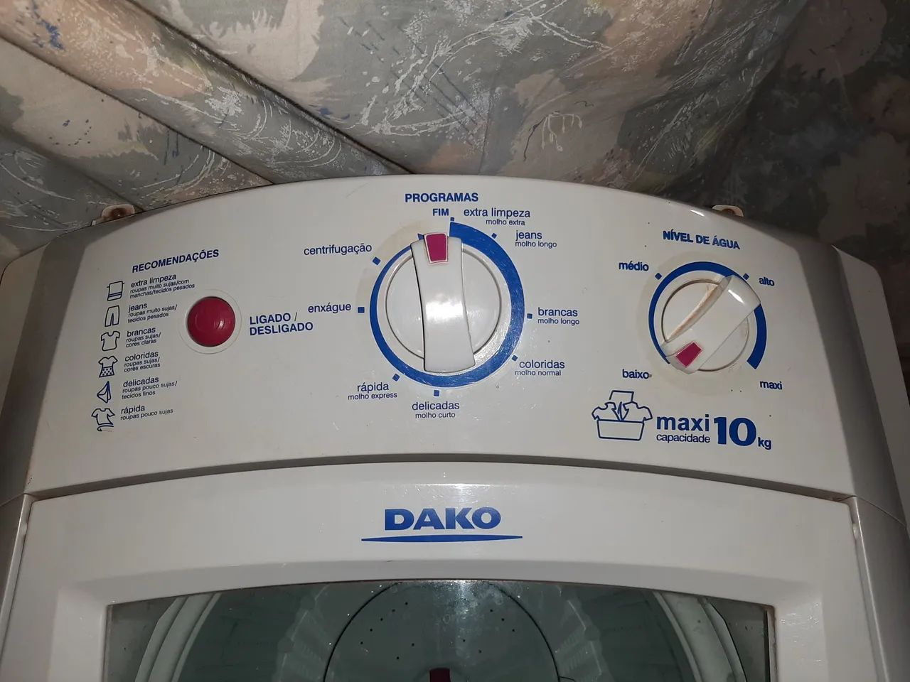 Máquina de lavar dako 10kg