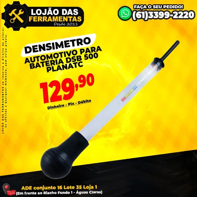Densimetro Para Bateria Dsb 500 Planatc