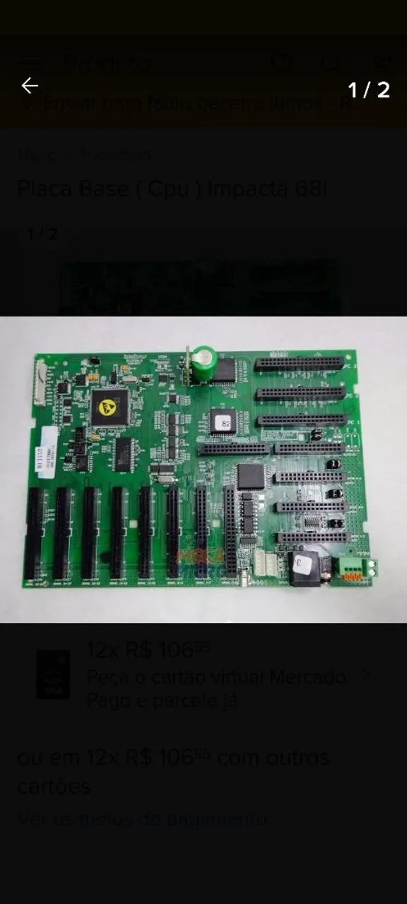 Placa Base (CPU) Impacta 68i - Foto 2
