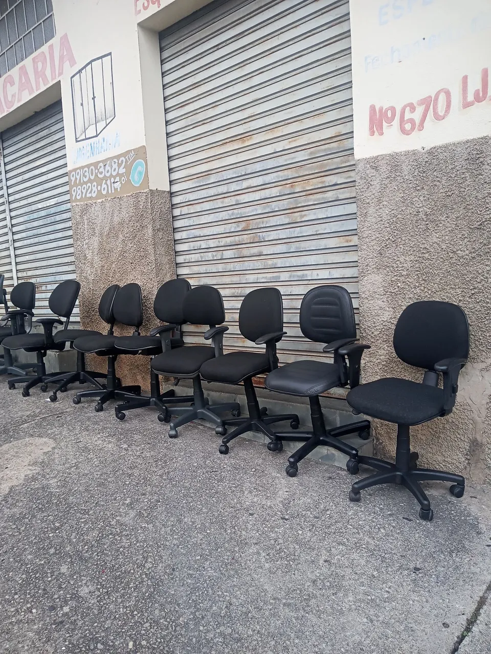 Cadeiras giratorias