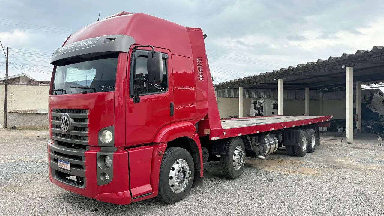 VW constellation 320 4 eixo com plataforma hidráulica nova  - Foto 2