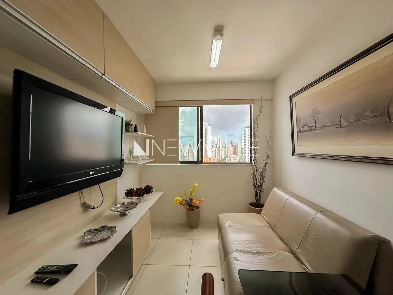 Apartamento de 1 quarto mobiliado para locação em Boa Viagem - Foto 4