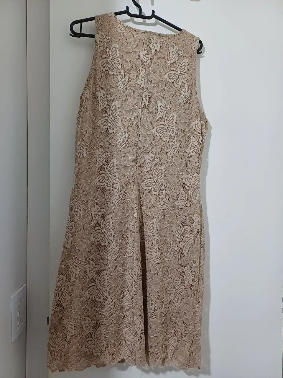 Vestido de renda bege - Foto 2