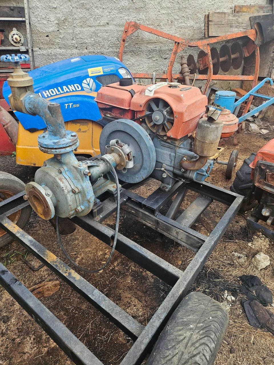Bomba irrigação com motor tobatta 18cv - Foto 3