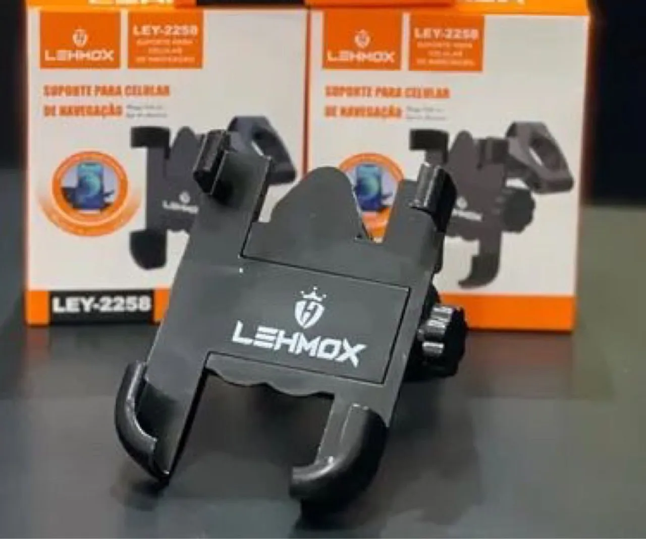 Suporte para celular de moto Lehmox alumínio