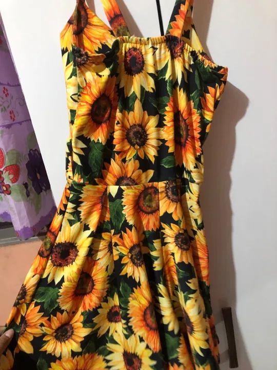Vestido/macacão Girassol - Tamanho M - Foto 5