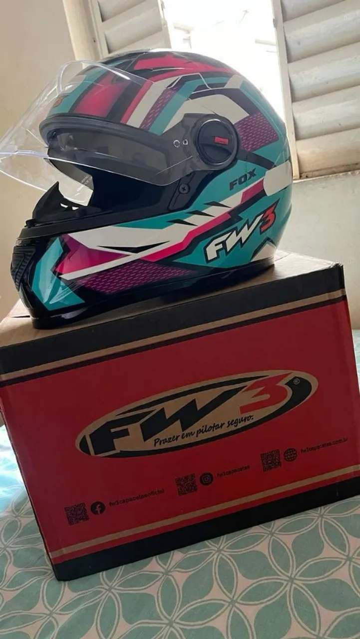 Capacete Fox FW3 - Novo