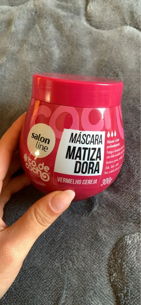 Máscara Matizadora Vermelho Cereja Salon Line