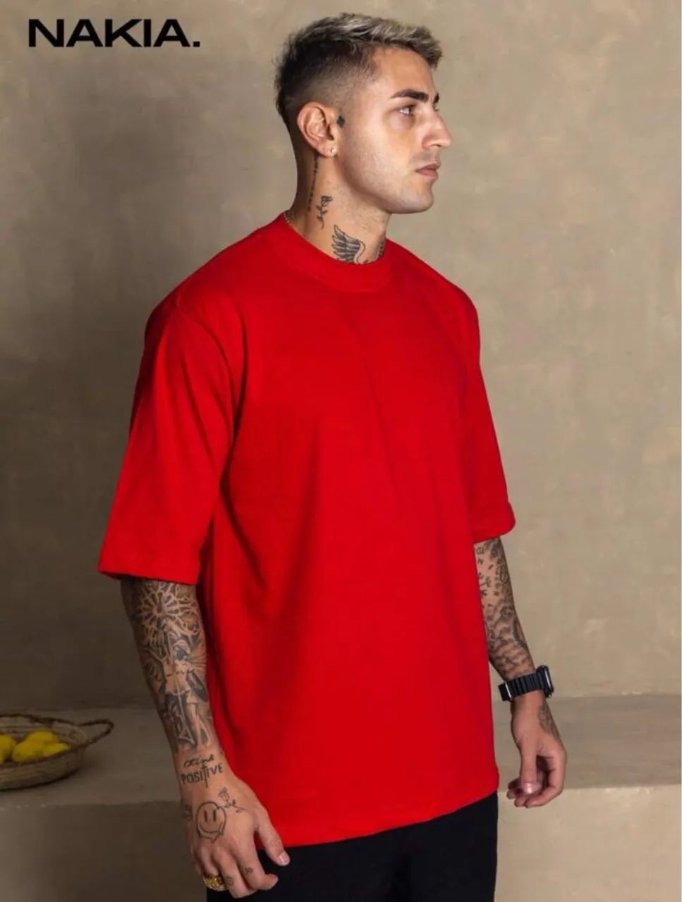 Camisa Oversized lisa - Foto 5
